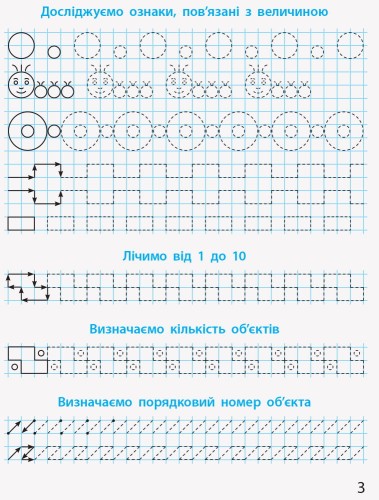 Математичні прописи. 1 клас (програма НУШ)