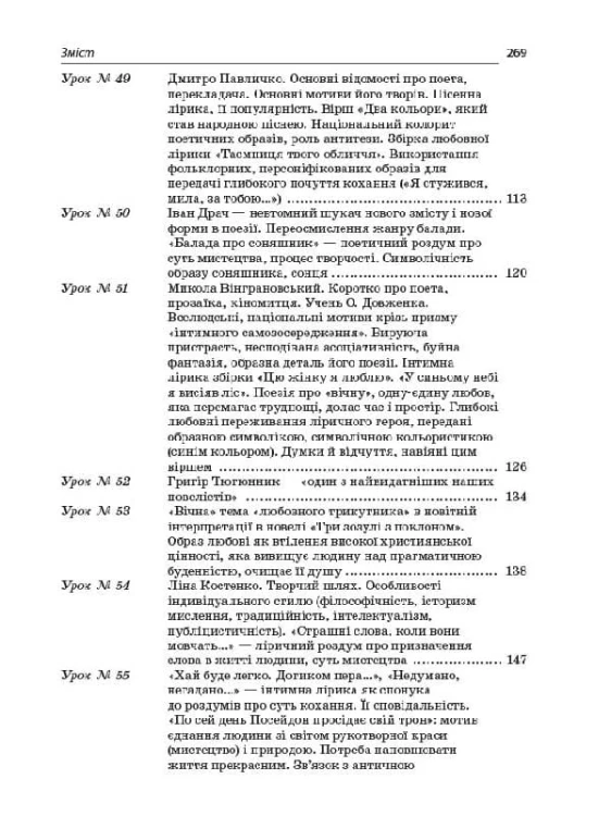 Розробки уроків. Усі уроки української літератури 11 клас 2 семестр УМУ042
