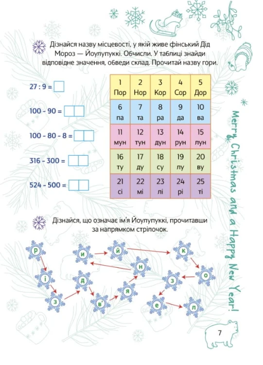 Новорічні традиції. 3 клас. ЗМК007