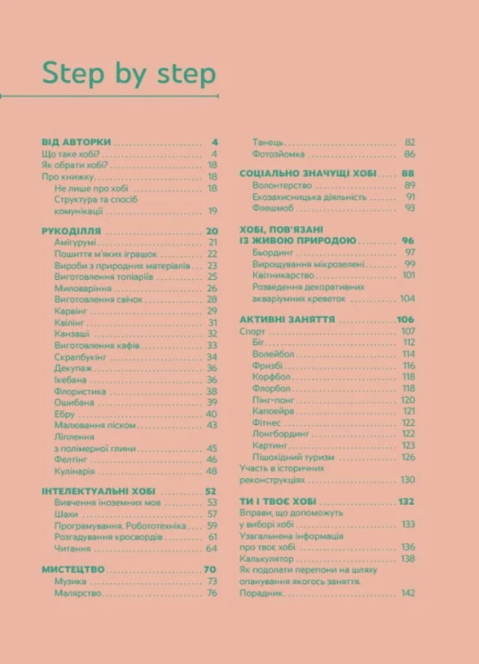 Я обираю хобі. Путівник підлітка STEP BY STEP. КНН020