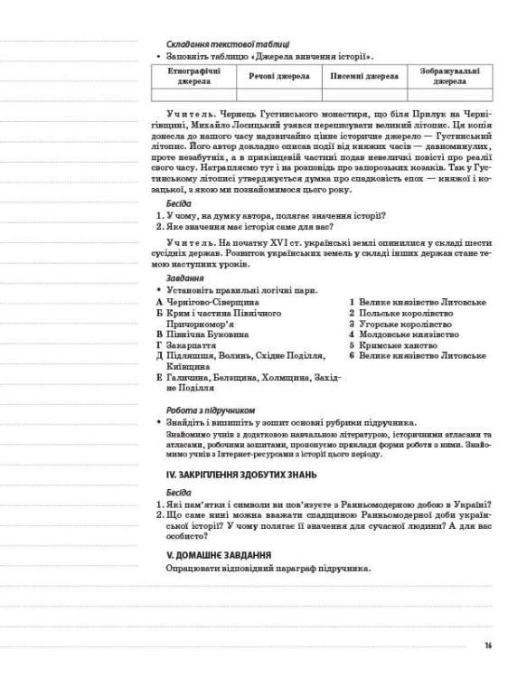 Розробки уроків. Історія України 8 клас (до підручника Н. М. Гупана, І. І. Смагина, О. І. Пометун) ІПМ014