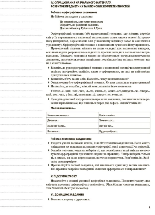 Розробки уроків. Українська мова 10 клас 2 семестр УММ044