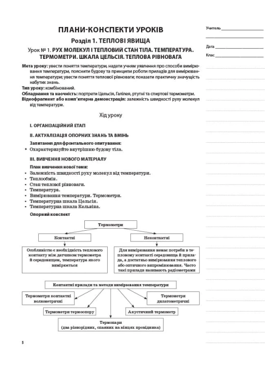 Розробки уроків. Фізика 8 клас ПФМ003