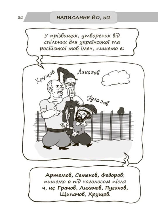 Новий український правопис в ілюстраціях. Правила — легко та швидко. ВИД006