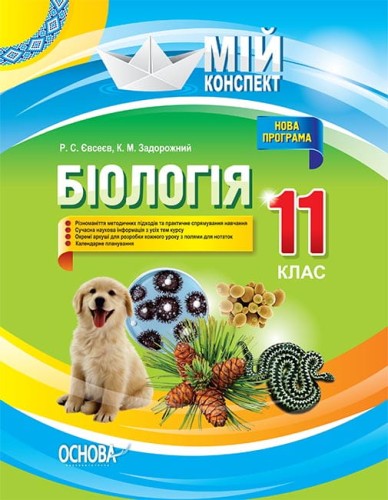 Розробки уроків. Біологія 11 клас ПБМ012