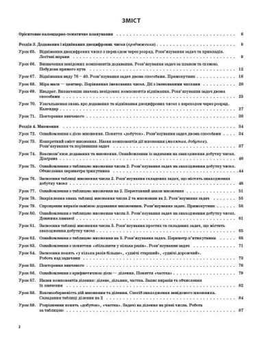 Розробки уроків. Математика 2 клас. Частина 2 (за підручником Н. П. Листопад) ПШМ233