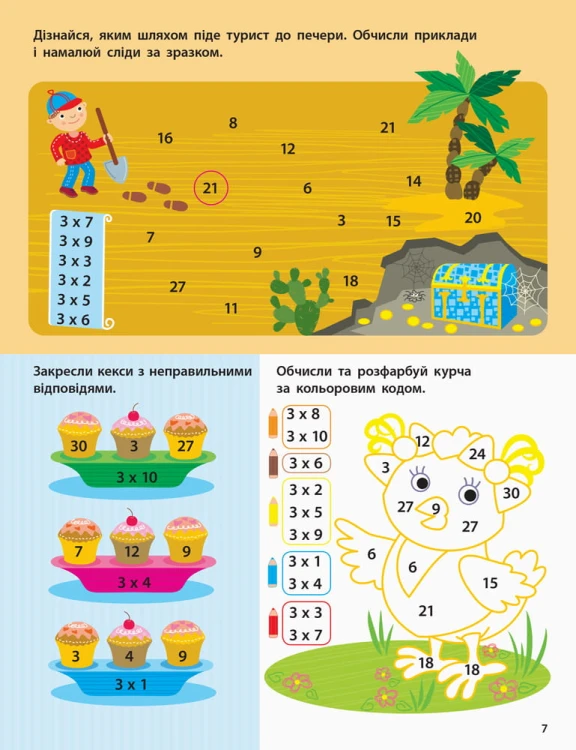 Таблиця множення. Збірник завдань