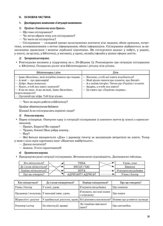 Українська мова. 4 клас. Частина 1 (за підручником О. І. Большакової, І. Г. Хворостяного)