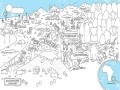 Файна розмальовка. Африка