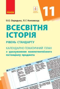 Всесвітня історія. 11 клас. КТП