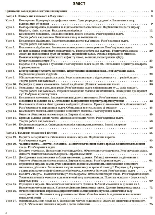 Математика. 3 клас. Частина 1 (за підручником Н. П. Листопад) ПШМ261