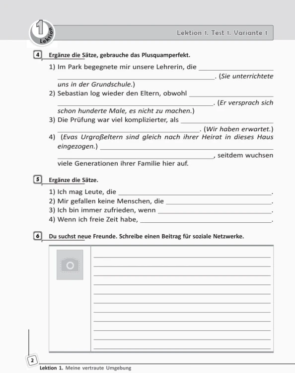 ТЗ. Німецька мова. 10(10) кл. (до підр. Deutsch lernen ist super!)