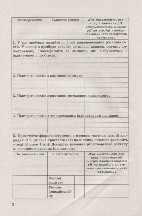 Хімія.11 кл зошит для лаб. дослідів і практ. робіт. Рівень стандарт ОНОВЛЕНА ПРОГРАМА