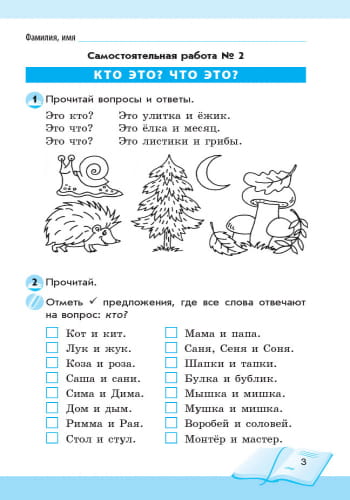 Литературное чтение. 1 класс. Рабочая тетрадь для уроков внеклассного чтения. Школа чтения