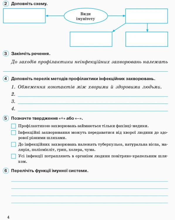Робочий зошит. Основи здоров’я. 7 клас
