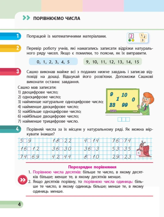 Математика. 2 клас. Навчальний зошит у 4 ч. Ч. 1