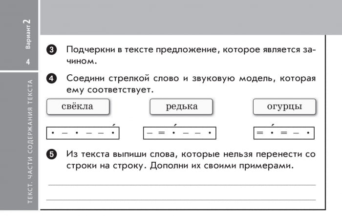 Русский язык. 4 класс : отрывные карточки : для общеообразовательных школ с украинским языком обучен