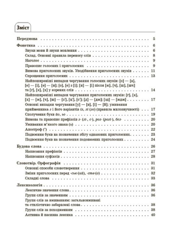 Українська мова. Усі основні правила. 5–11 класи. ДУЧ006