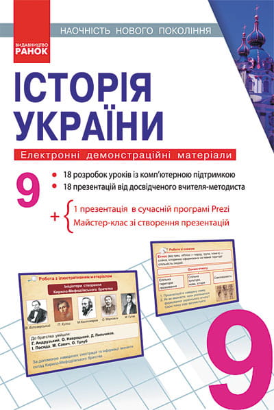 Історія України, 9 клас. Презентації до уроків
