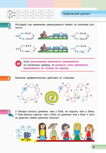 Математика. 1 класс. Учебная тетрадь: В 4 ч. Часть 3