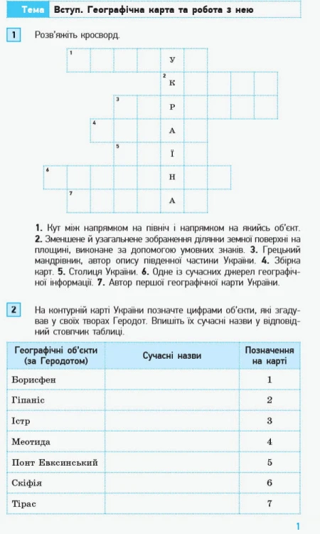 Географія. 8 клас. Компетентнісні завдання