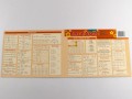 Картонка - підказка Алгебра 7-11 кл 20*15 см 4стор.