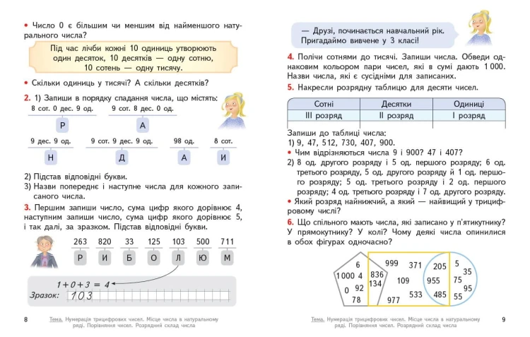 Математика. 4 клас. (у 2-х частинах) (Частина 1). КОМ