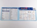 Картонка-підказка Фізика 7-11 кл 20*15 см 4стор
