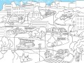 Файна розмальовка. Транспорт