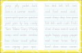 Writing words. English for kids