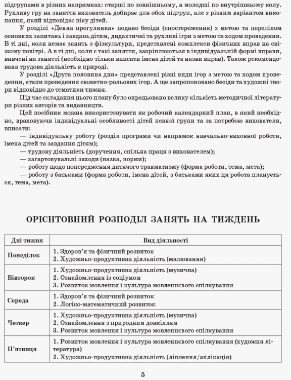 Розгорнутий календариний план. Різновікова група 3–5 років. СІЧЕНЬ