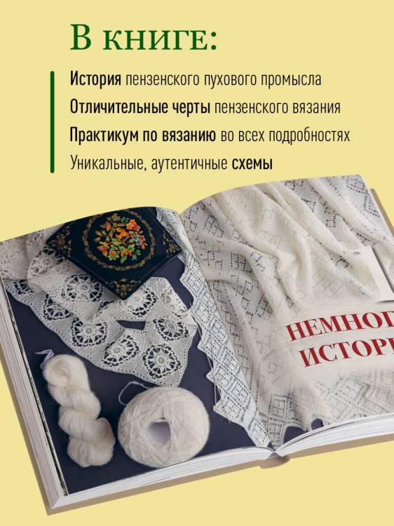Пензенский ажурный платок. Секреты забытого ремесла. Практическая энциклопедия русского вязания