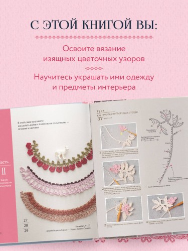 Японское ажурное вязание крючком. 100 великолепных дизайнов