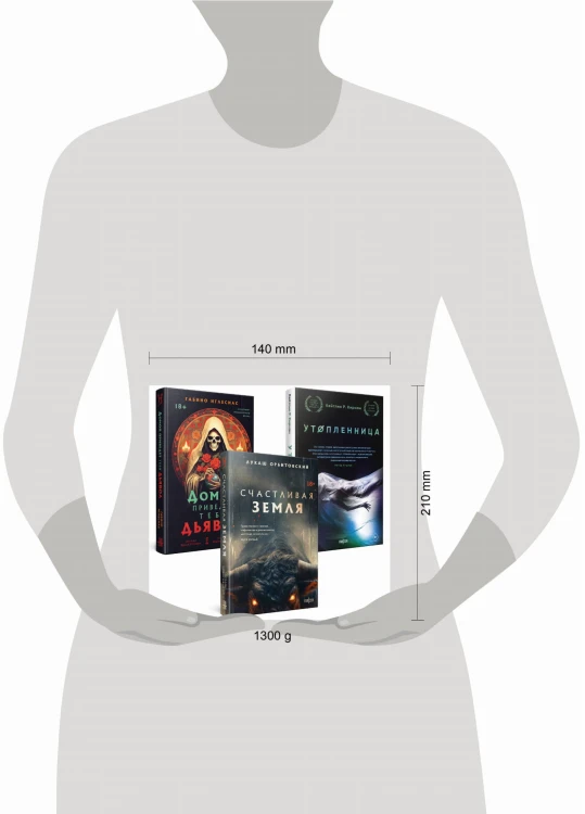 Территория страха (Комплект из трех книг Счастлива земля+Домой приведет тебя дьявол+Утопленница)