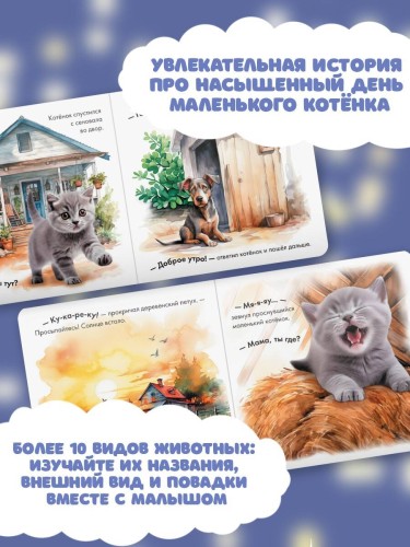 Спокойной ночи, маленький котенок!