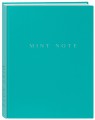 Mint Note. Стильный блокнот с "мятными" страницами (А5, обложка на ткани с тиснением фольгой)