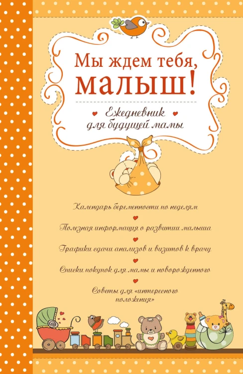 Мы ждем тебя, малыш! Ежедневник для будущей мамы (обложка)