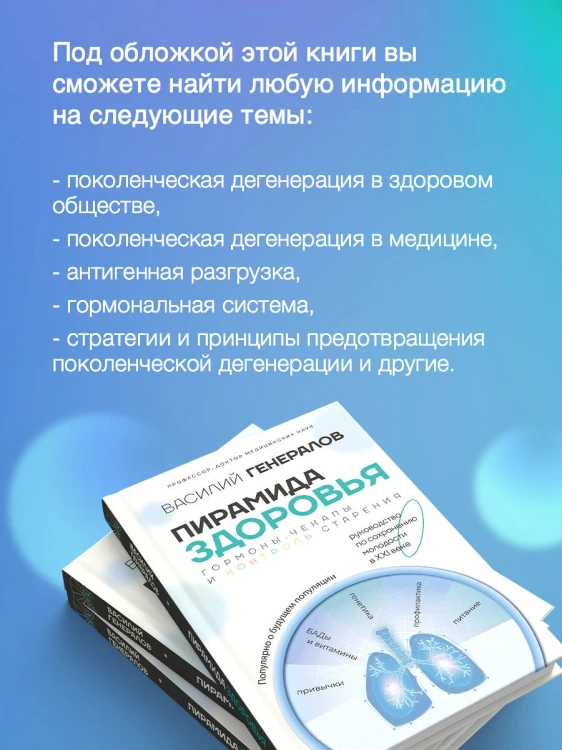 Пирамида здоровья: гормоны, чекапы и контроль старения