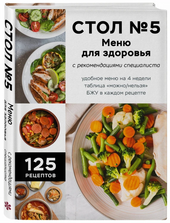 Стол №5. Меню для здоровья с рекомендациями специалиста