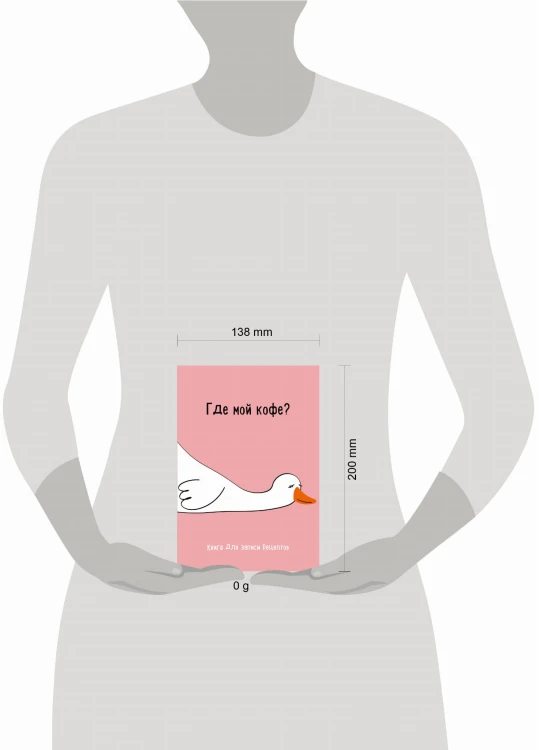 Книга для записи рецептов. Где мой кофе