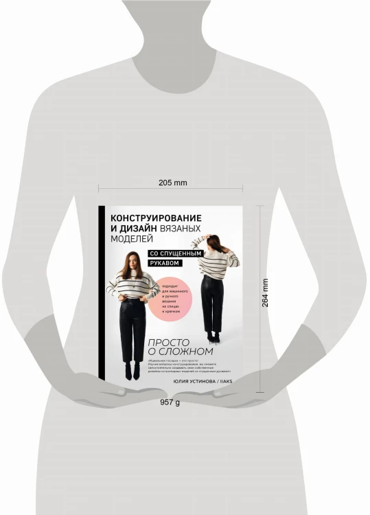 Конструирование и дизайн вязаных моделей с спущенным рукавом. Просто о сложном