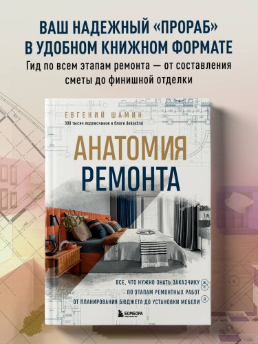 Анатомия ремонта. Все, что нужно знать заказчику по этапам ремонтных работ от планирования бюджета до установки мебели