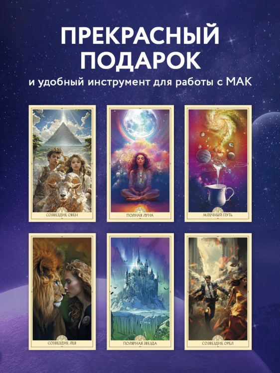Вселенная для тебя. МАК карты в подарочной коробке с подробным руководством-описанием
