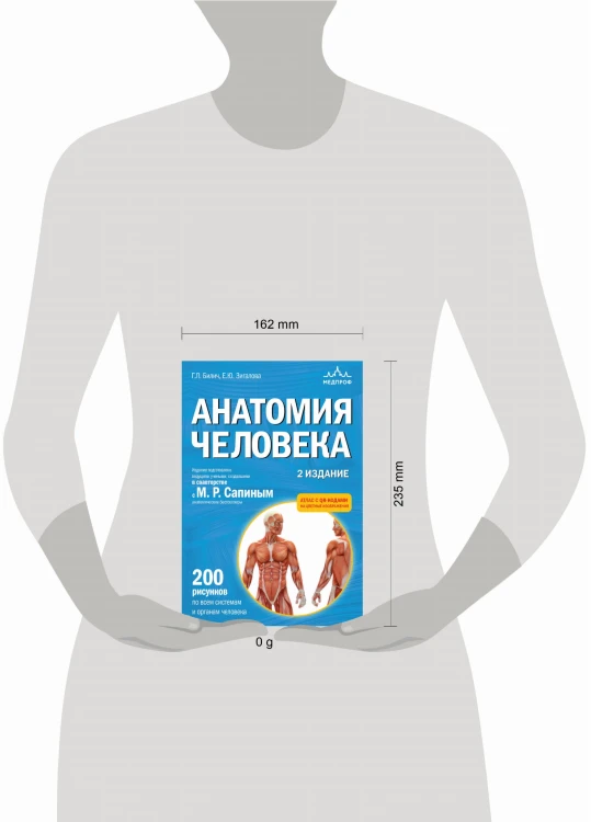 Анатомия человека. 2 издание. Атлас с qr-кодами на цветные изображения