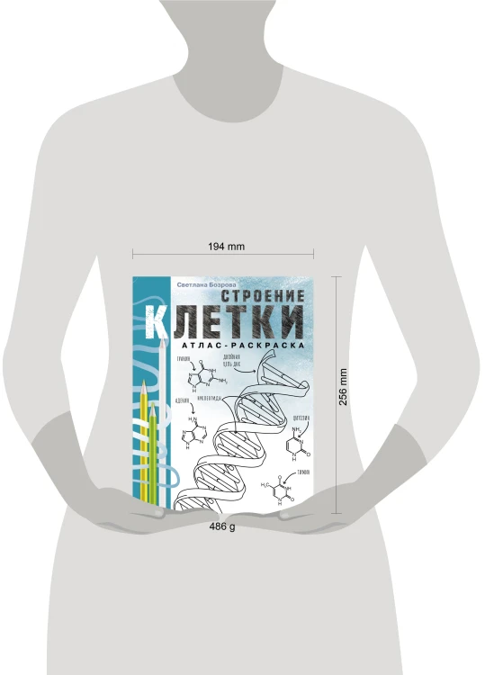 Строение клетки. Атлас-раскраска