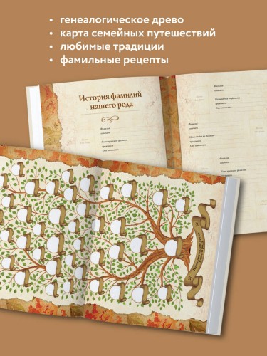 Родословная книга "Семейное древо" (слоновая кость)