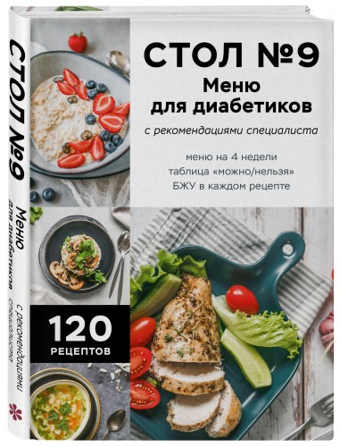 Стол №9. Меню для диабетиков с рекомендациями специалиста