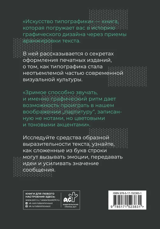 Искусство типографики. Визуализация: тренды.