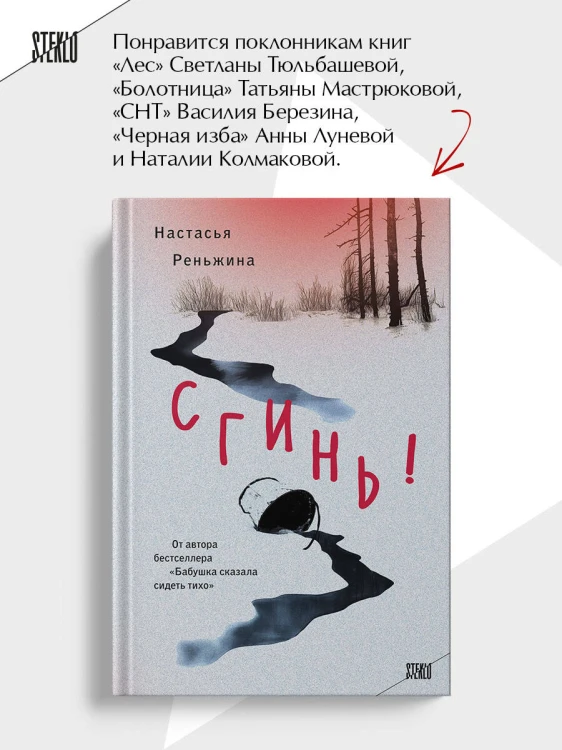 Комплект из 2-х книг Настасьи Реньжиной: "Бабушка сказала сидеть тихо" + "Сгинь!"