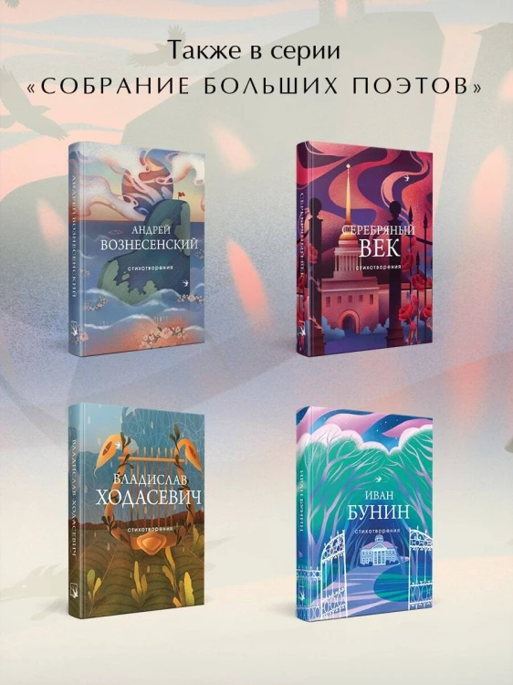 Комплект Книги и шоппер ("Серебряный век. Стихотворения", "Символисты. Стихотворения", "Страшные стихотворения" и Шопер "Лучше бы я сейчас читал...")